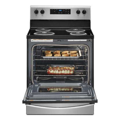 WHIRLPOOL WFC315S0JS 4.8 Cu. Ft. Whirlpool Electric Range With Keep Warm Setting