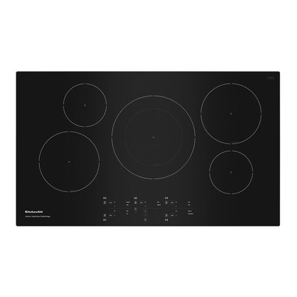 KITCHENAID KCIG556JBL KitchenAid 36-inch 5-element Sensor Induction Cooktop