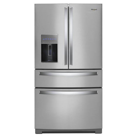 WHIRLPOOL WRMF7736PZ 36-inch Wide 4 Door Refrigerator With Prep and Store Bins - 26 Cu. Ft.