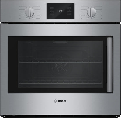 BOSCH HBL5455LUC 500 Series Single Wall Oven 30"" Left Sideopening Door, Stainless Steel