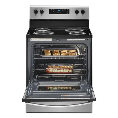 WHIRLPOOL WFC150M0JS 4.8 Cu. Ft. Whirlpool Electric Range With Keep Warm Setting