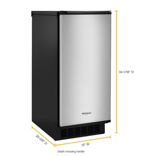 WHIRLPOOL WUI95X15HZ Whirlpool 15-inch Icemaker With Clear Ice Technology
