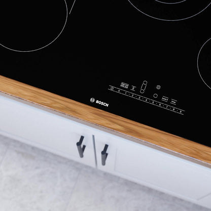 BOSCH NET8069UC 800 Series Electric Cooktop 30'' Black, Surface Mount Without FRAME...