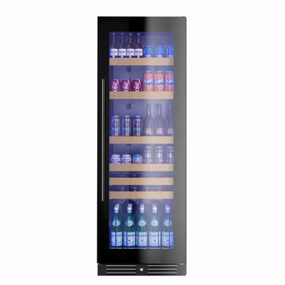 XO APPLIANCE XOU2470BCGB XO Appliance Tall Beverage Center Black Glass