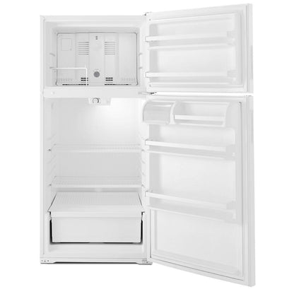 AMANA ART104TFDB Black Amana 14 Cu. Ft. Top-freezer Refrigerator With Flexible ST...