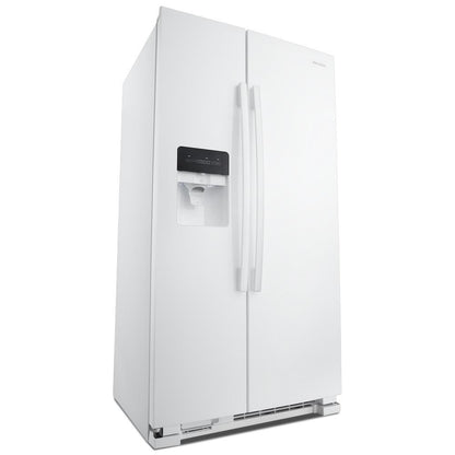 AMANA ASI2575GRW 36-inch Side-by-side Refrigerator With Dual Pad External Ice and WA...