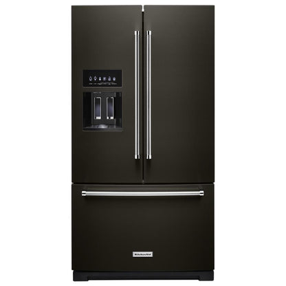 KITCHENAID KRFF577KBS 26.8 Cu. Ft. Standard-depth French Door Refrigerator With Exterior ...