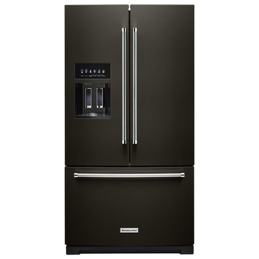 KITCHENAID KRFF577KBS 26.8 Cu. Ft. Standard-depth French Door Refrigerator With Exterior ...