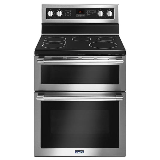 MAYTAG MET8800FZ Maytag 30-inch Wide Double Oven Electric Range With True CONVECT...