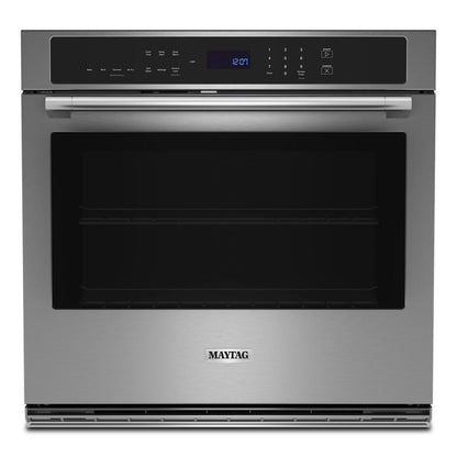MAYTAG MOES6030LZ Maytag 30-inch Single Wall Oven With Air Fry and Basket - 5.0 Cu. Ft.