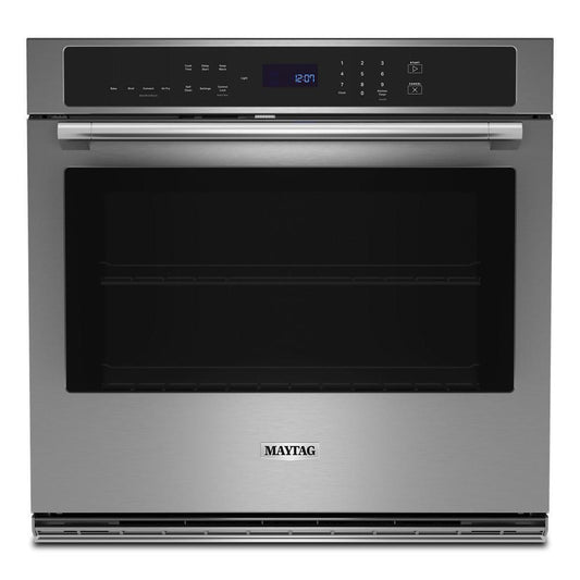 MAYTAG MOES6027LZ Maytag 27-inch Single Wall Oven With Air Fry and Basket - 4.3 Cu. Ft.
