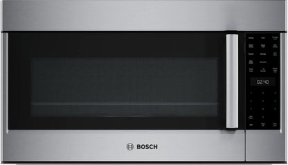 BOSCH HMV8054U 800 Series Over-the-range Microwave 30"" Left Sideopening Door, STAI...