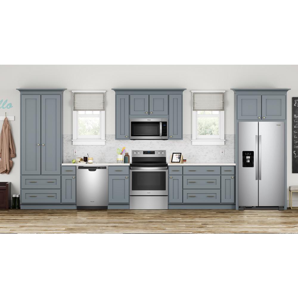 WHIRLPOOL WRS325SDHZ Whirlpool 36-inch Wide Side-by-side Refrigerator - 24 Cu. Ft. - ...