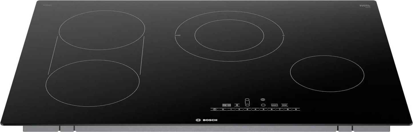 BOSCH NET8069UC 800 Series Electric Cooktop 30'' Black, Surface Mount Without FRAME...