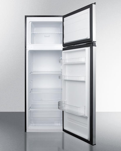 SUMMIT CP972SS Two-door Cycle Defrost Refrigerator-freezer In Slim Width With STAI...