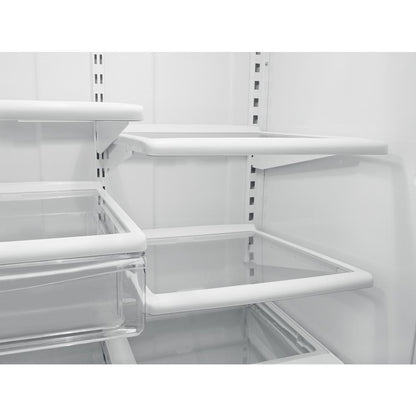 WHIRLPOOL WRB322DMBW White-on-white Whirlpool 22 Cu. Ft. Bottom-freezer Refrigerator ...