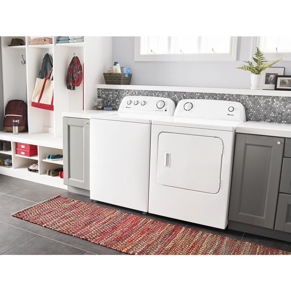 AMANA NGD4655EW 6.5 Cu. Ft. Top-load Gas Dryer With Automatic Dryness Control - White