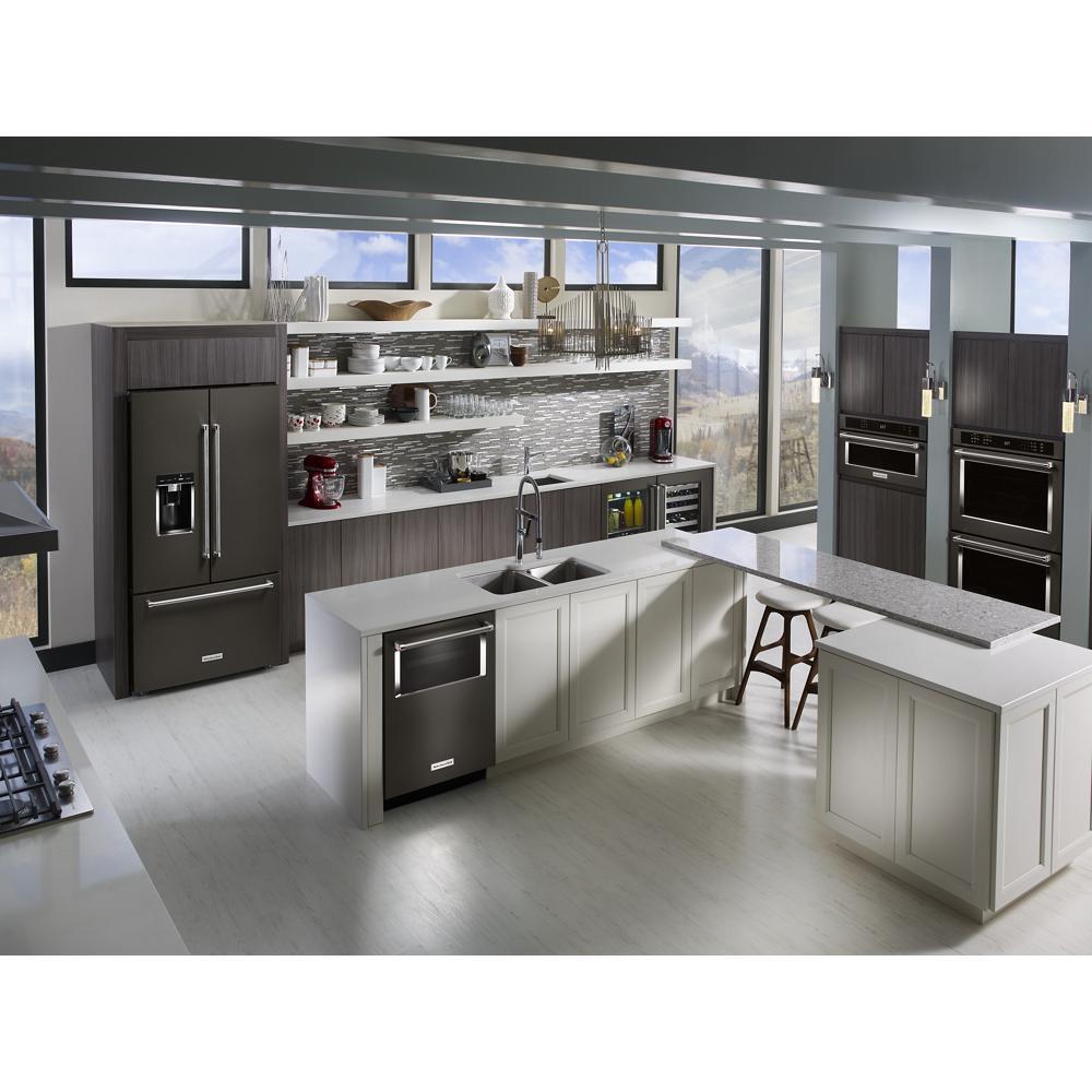 KITCHENAID KMBP100EBS 30"" Built In Microwave Oven With Convection Cooking - Black Stainless