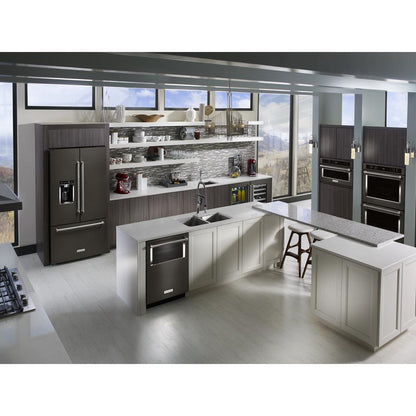 KITCHENAID KMBP100EBS 30"" Built In Microwave Oven With Convection Cooking - Black Stainless