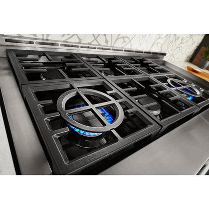 KITCHENAID KFGC558JYP Kitchenaid 48'' Smart Commercial-style Gas Range With Griddle - ...