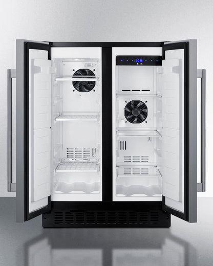 SUMMIT FFRF24SS Summit 24"" Wide Built-in Refrigerator-freezer