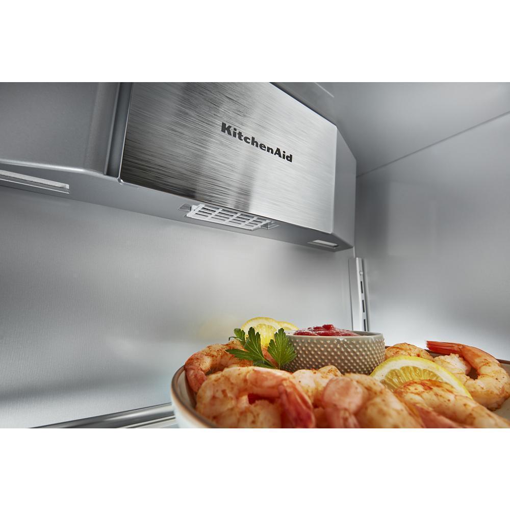 KITCHENAID KBSD708MPS 29.4 Cu. Ft. 48"" Built-in Side-by-side Refrigerator With Ice and WA...
