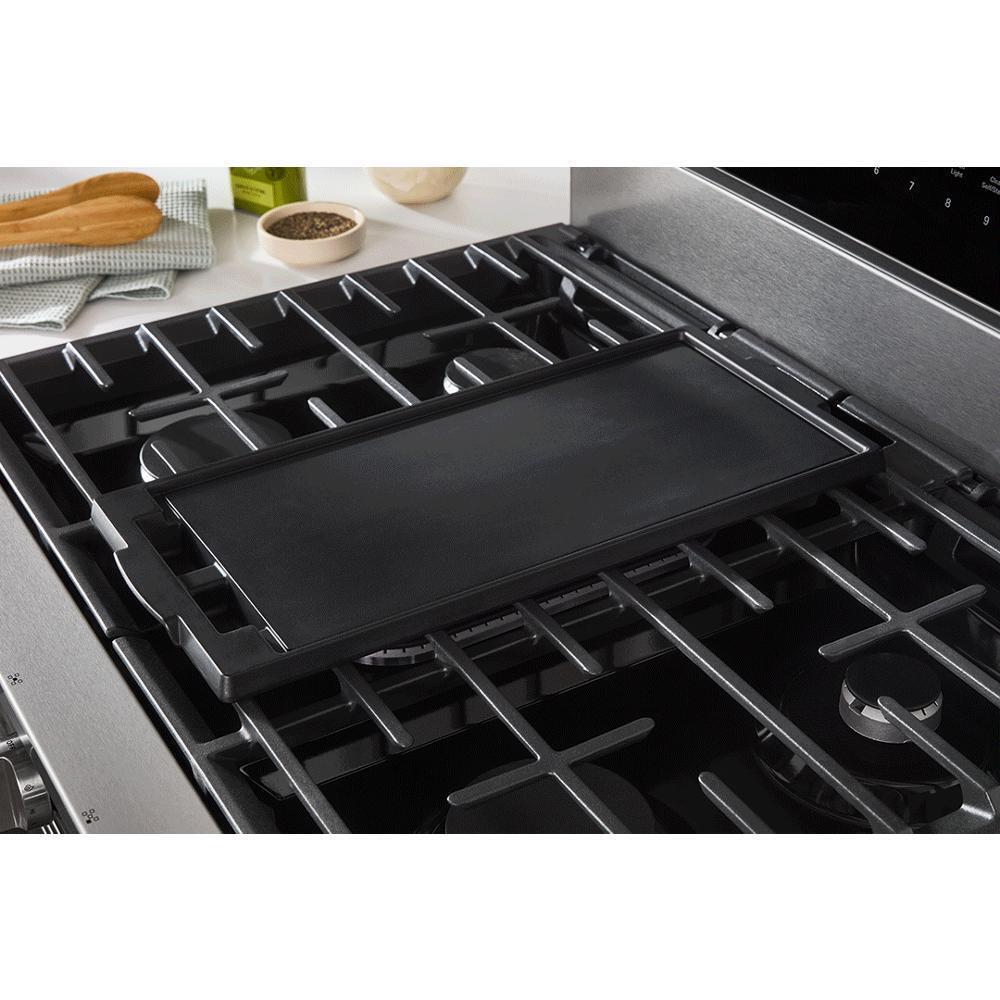 WHIRLPOOL WFGS7530RV 30-inch Smart Gas Range With Air Cooking Technology, Steam/self CLE...