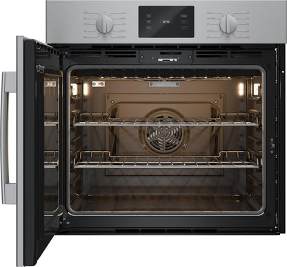 BOSCH HBL5455LUC 500 Series Single Wall Oven 30"" Left Sideopening Door, Stainless Steel
