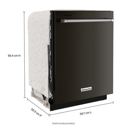 KITCHENAID KDTE304RBS Third Level Jet Rack Dishwasher With 40+ Total Wash Jets, 41 Dba