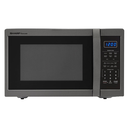 SHARP SMC1452CH Sharp Carousel Countertop Microwave Oven 1.4 Cu. Ft. 1100w Black ST...