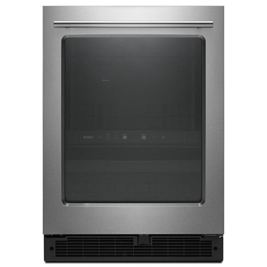 WHIRLPOOL WUB35X24HZ 24-inch Wide Undercounter Beverage Center With Towel Bar Handle- 5....