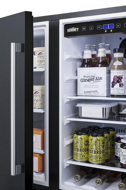 SUMMIT FFRF3070B Frost-free Side-by-side Refrigerator-freezer for Built-in or FREEST...