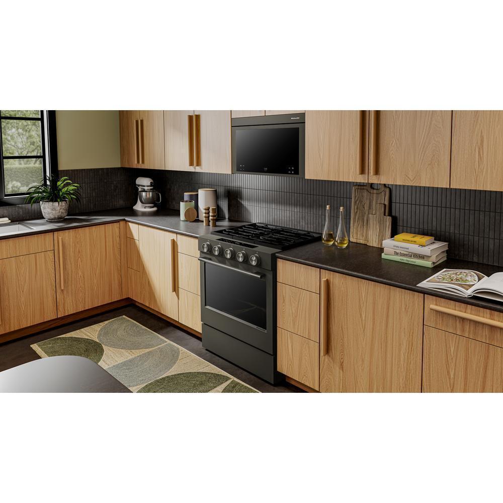 KITCHENAID KSGS530SBE KitchenAid 30-inch 5-element Gas Slide-in Convection Range