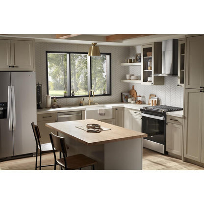 WHIRLPOOL WRS325SDHZ Whirlpool 36-inch Wide Side-by-side Refrigerator - 24 Cu. Ft. - ...