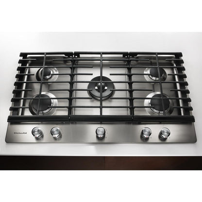 KITCHENAID KCGS556ESS Stainless Steel Kitchenaid 36'' 5-burner Gas Cooktop