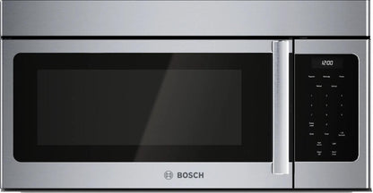 BOSCH HMV3054U 300 Series Over-the-range Microwave 30"" Left Sideopening Door, STAI...