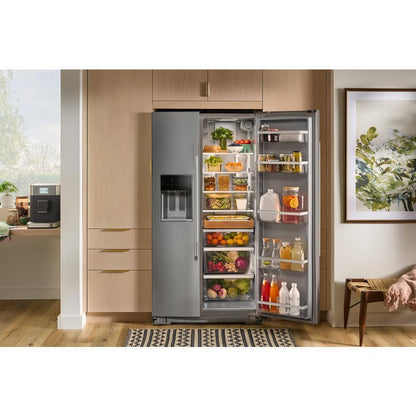 KITCHENAID KRSF536RPS 28.7 Cu. Ft. Side-by-side Refrigerator With Panoramic LED Lighting