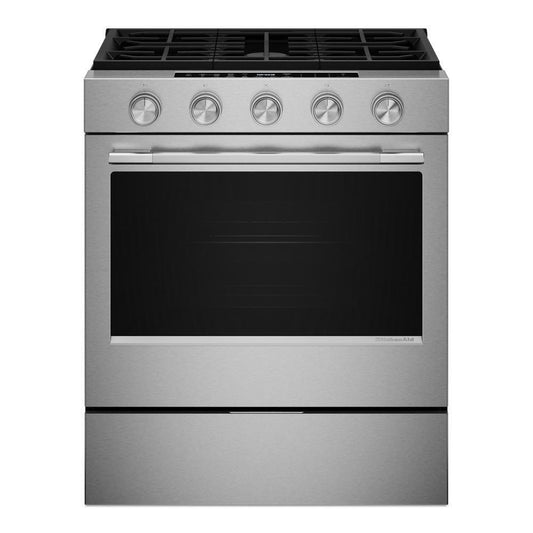 KITCHENAID KSGS530SPS KitchenAid 30-inch 5-element Gas Slide-in Convection Range