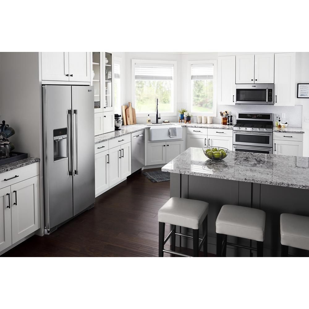 MAYTAG MSC21C6MFZ Maytag 36- Inch Wide Counter Depth Side-by-side Refrigerator- 21...