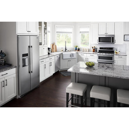 MAYTAG MSC21C6MFZ Maytag 36- Inch Wide Counter Depth Side-by-side Refrigerator- 21...
