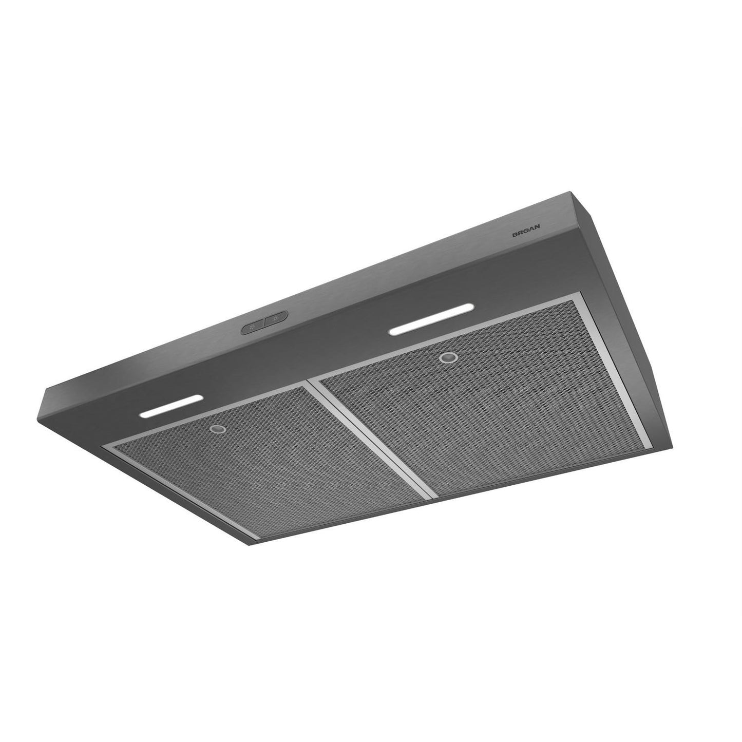 BROAN BCDF130BLS New - Glacier 30"" 300 Cfm 1.2 Sones Black Stainless Steel Range Hood