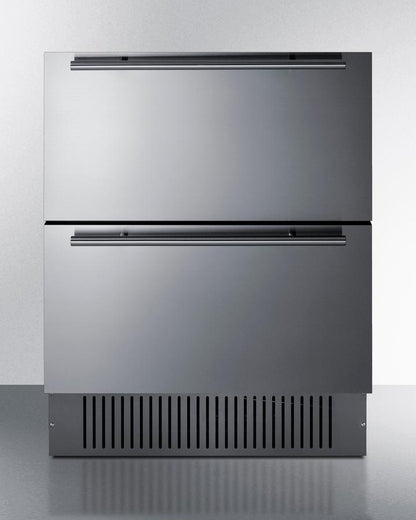 SUMMIT SPR275OS2D Summit 27"" Wide 2-drawer All-refrigerator