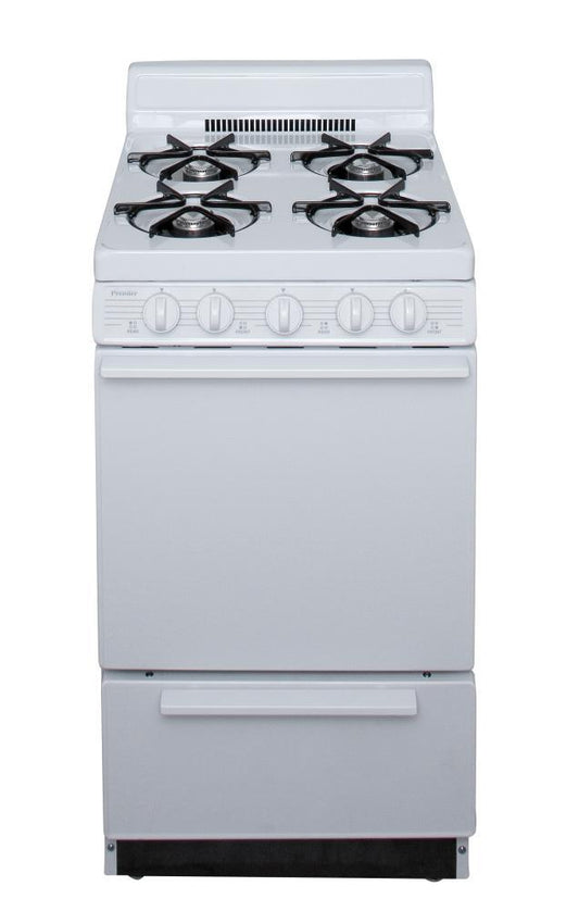 PREMIER SAK100OP Premier 20-inch Gas Range (color: White On White)