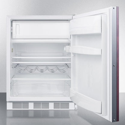 SUMMIT CT661WBIIF Built-in Undercounter Refrigerator-freezer for Residential Use, CYC...