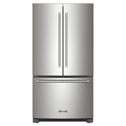 KITCHENAID KRFC136RPS 20 Cu. Ft. 36-inch Width Counter-depth French Door Refrigerator WIT...