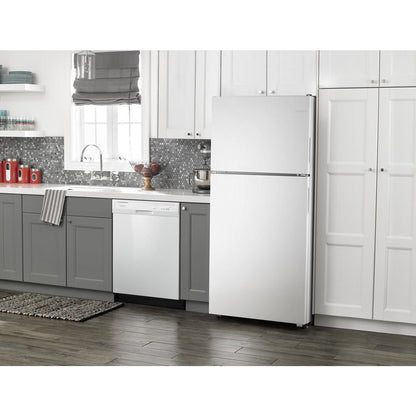 AMANA ART318FFDW 30-inch Wide Top-freezer Refrigerator With Glass Shelves - 18 Cu. F...