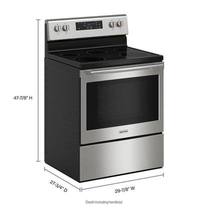 MAYTAG MER4800PZ Maytag Steam Clean Electric Range - 5.3 Cu. Ft.