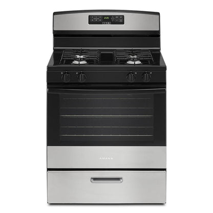 AMANA AGR6303MMS Amana 30-inch Gas Range With Bake Assist Temps