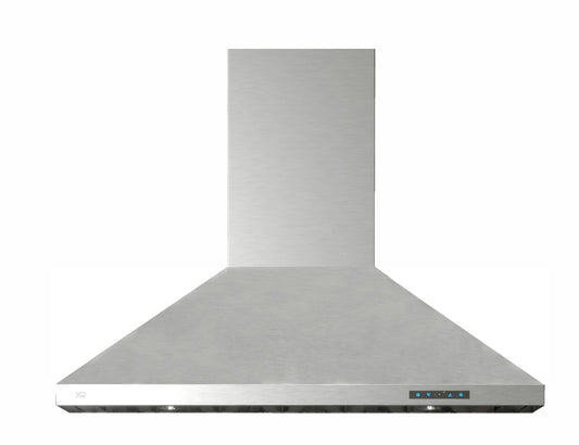 XO APPLIANCE XOV42SC 42"" 600/395 Cfm Italian Made Wall Chimney Range Hood Stainless