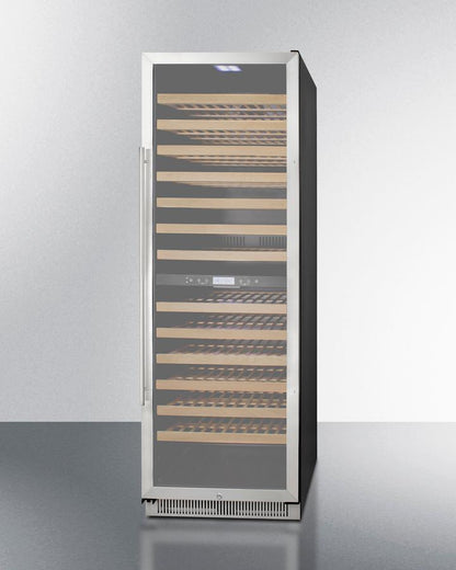 SUMMIT SWC1966B Summit 24"" Wide Dual Zone Wine Cellar